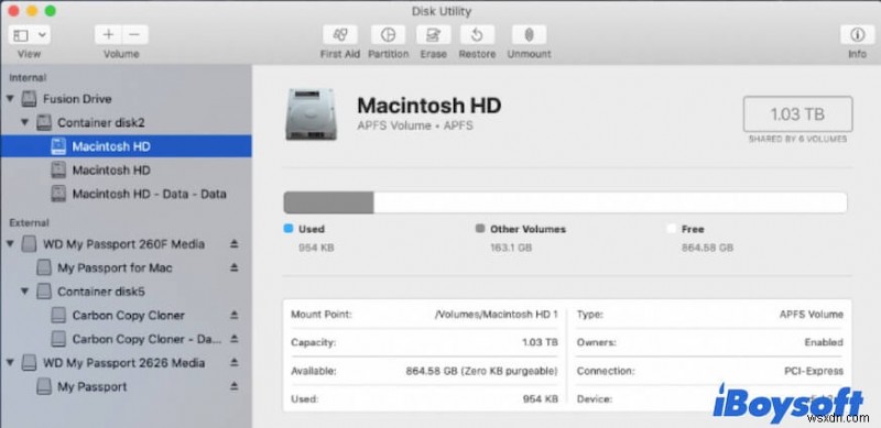 macOS 재설치 후 중복된 Macintosh HD 볼륨 제거 - 빠른 수정 가이드 