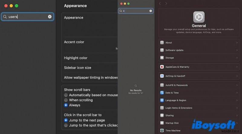 macOS Sequoia(macOS 15.1)에서 시스템 설정 검색 복원 - 쉬운 수정 