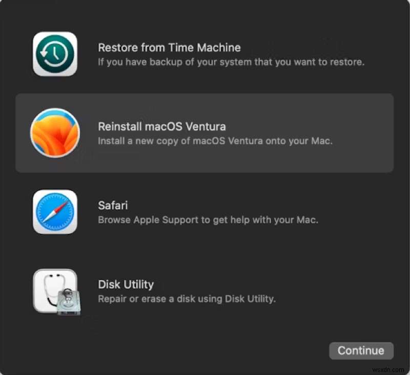 macOS Sonoma 베타에서 안정적인 공개 릴리스로 되돌리는 방법 