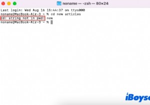 Bash 및 Zsh에서  cd:인수가 너무 많습니다  해결 – 5가지 쉬운 수정 