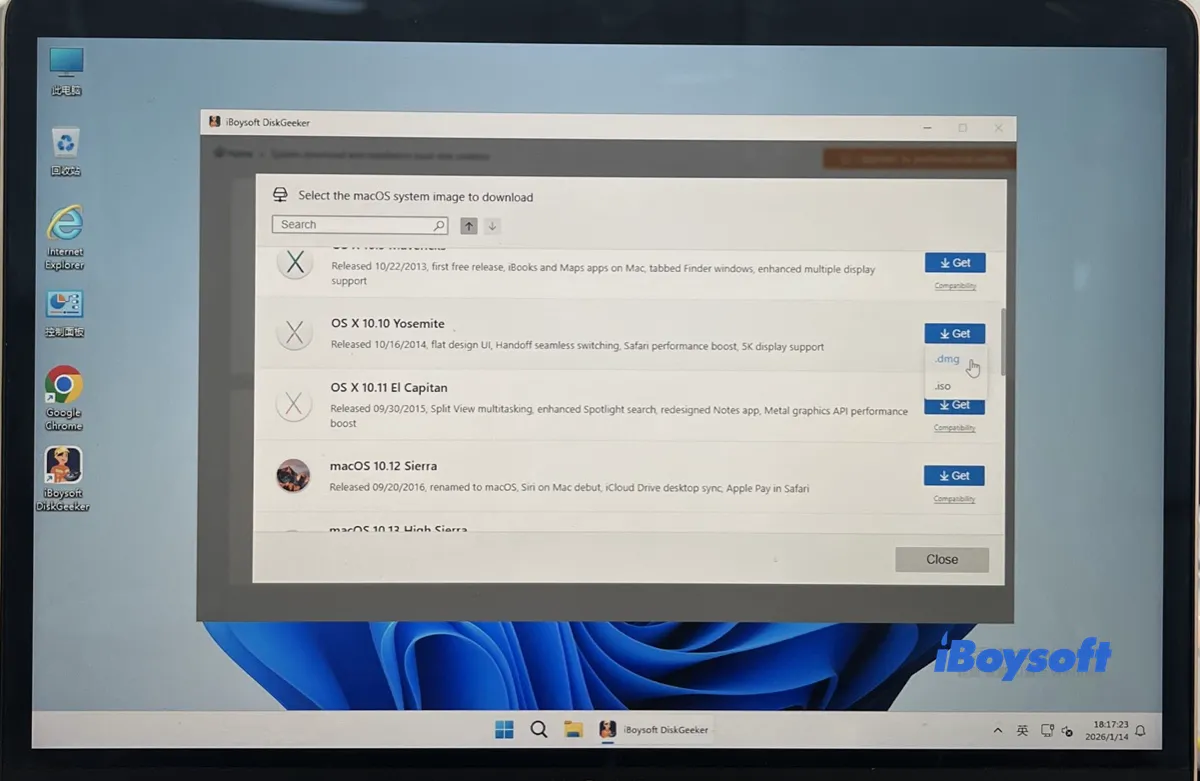 OS X Yosemite 10.10 다운로드 – Direct Link로 DMG 및 ISO 파일 보호 