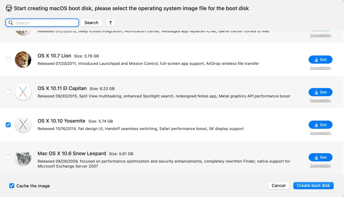 OS X Yosemite 10.10 다운로드 – Direct Link로 DMG 및 ISO 파일 보호 