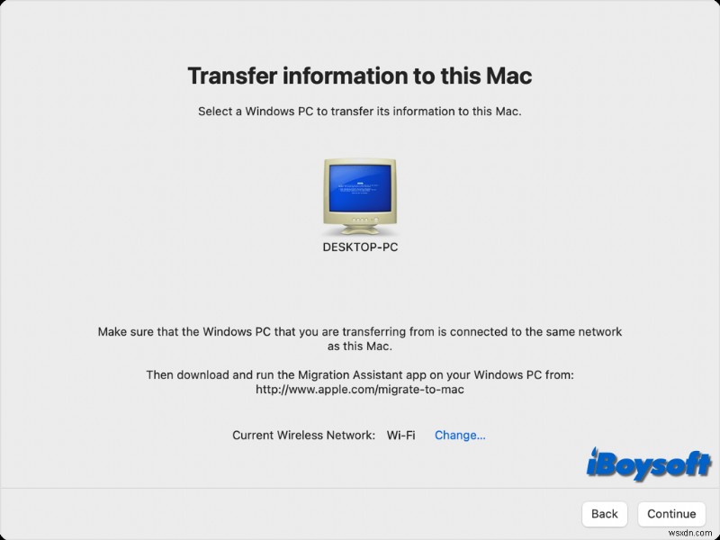 원활한 PC-to-Mac 파일 전송:마이그레이션 지원 포함 또는 제외 
