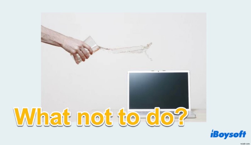 물을 쏟은 후 MacBook을 안전하게 복구하는 방법 