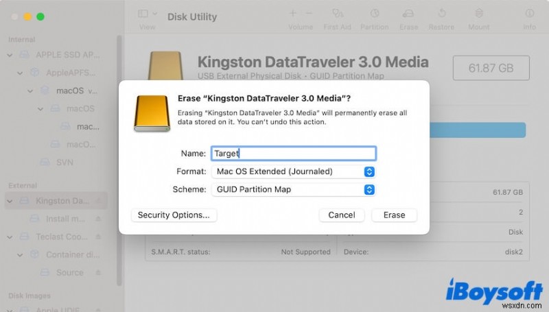 macOS USB 설치 프로그램 생성 시  설치 프로그램 복사 실패  오류를 해결하는 방법 