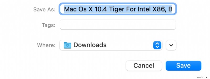 Mac OS X 10.4 Tiger – 전체 ISO 및 DMG 다운로드 