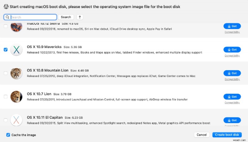OS X Mavericks 10.9 – 무료 공식 ISO, DMG 및 설치 프로그램 다운로드 