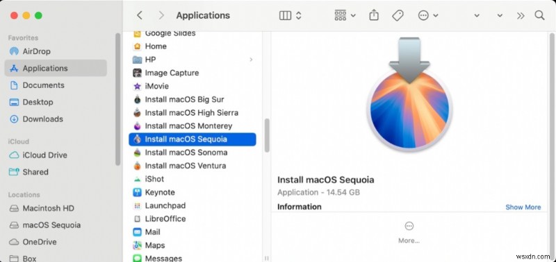 Mac에서 직접 macOS Sequoia DMG를 다운로드하거나 생성하는 방법 