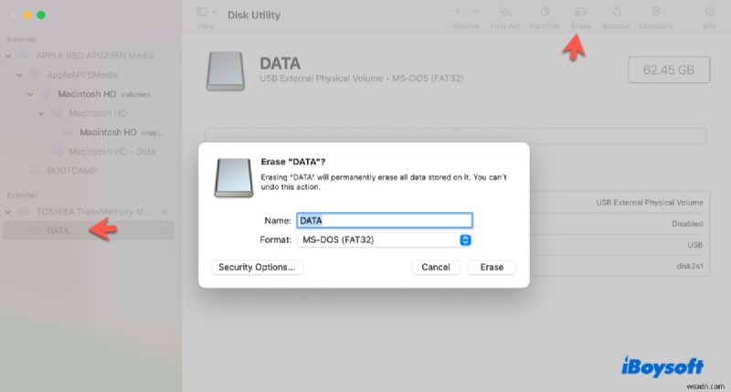 단계별 가이드:MacBook Air, Pro 및 데스크탑 Mac에서 USB 드라이브를 FAT32로 포맷하기 
