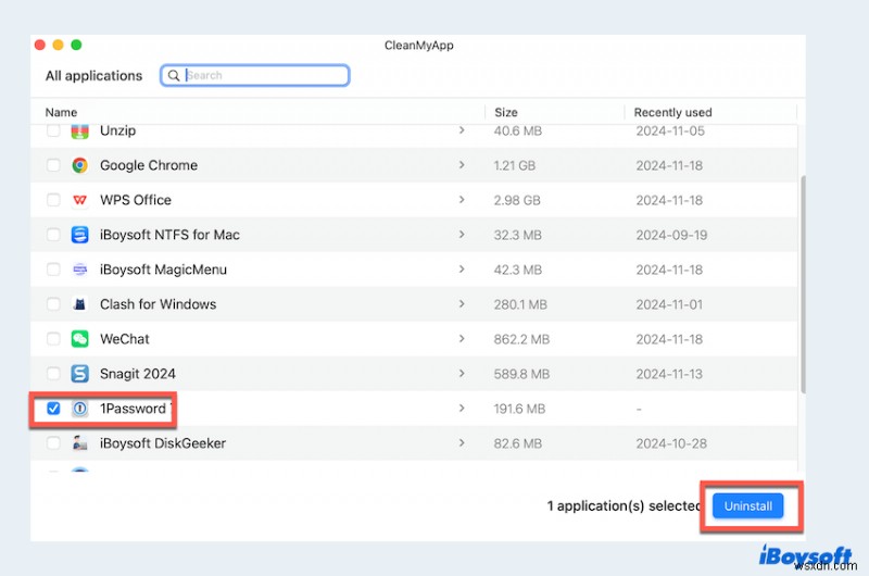 macOS에서 1Password 제거를 위한 전체 가이드:단계별 정리 제거 