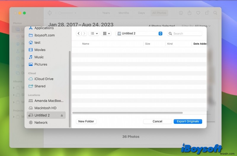 iCloud 사진을 외부 드라이브로 안전하게 이동, 다운로드 및 백업 