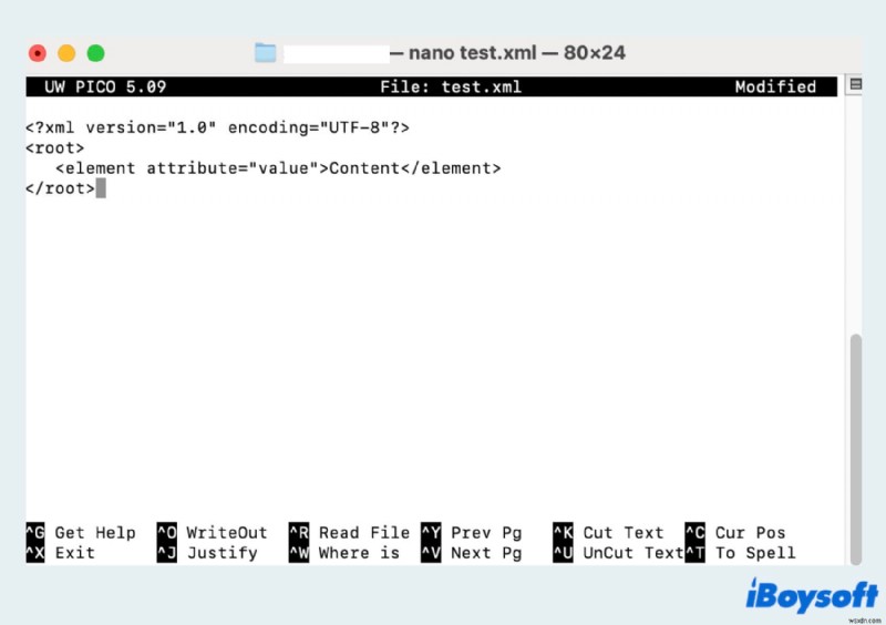 macOS에서 XML 파일 생성에 대한 단계별 가이드 