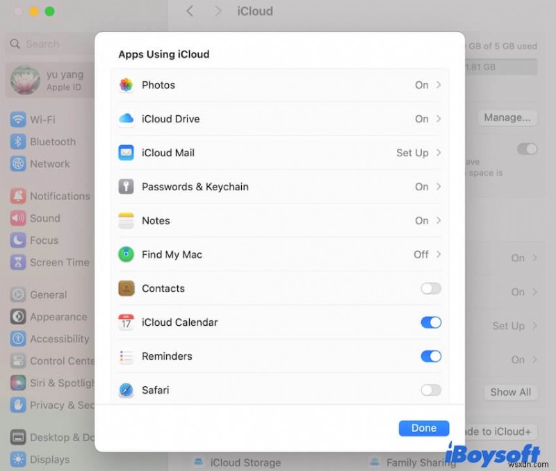 Mac에서 iCloud 동기화 및 연결 문제 해결:단계별 가이드 