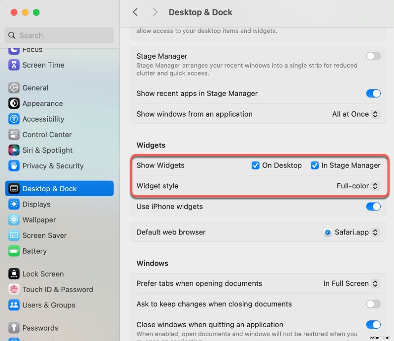 macOS Sonoma 데스크탑 위젯 문제 해결 – 11가지 입증된 솔루션 