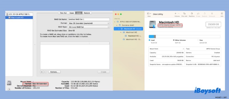 macOS 재설치 시  디스크가 Mac OS 확장(저널링)으로 포맷되지 않음  오류 해결 
