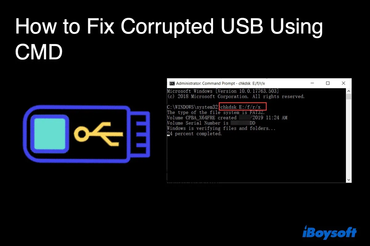 Windows에서  USB 드라이브에 디스크를 삽입하십시오  오류 해결 