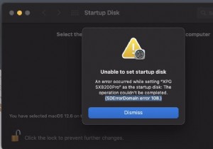 macOS 설치 중  시동 디스크를 설정할 수 없음  오류 수정 