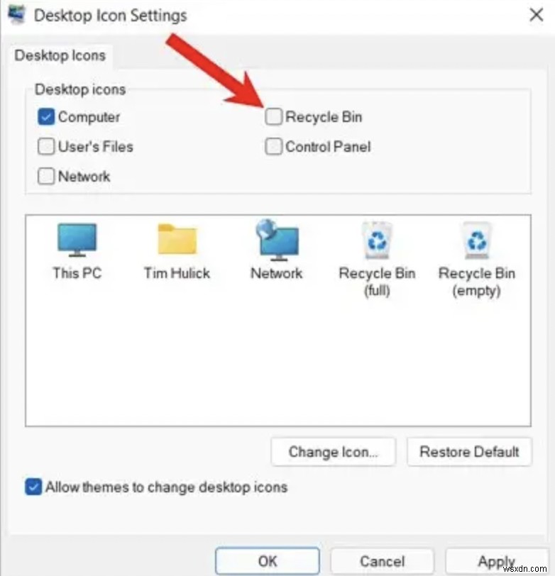 빠른 가이드:Windows 바탕 화면에서 휴지통 아이콘 숨기기 