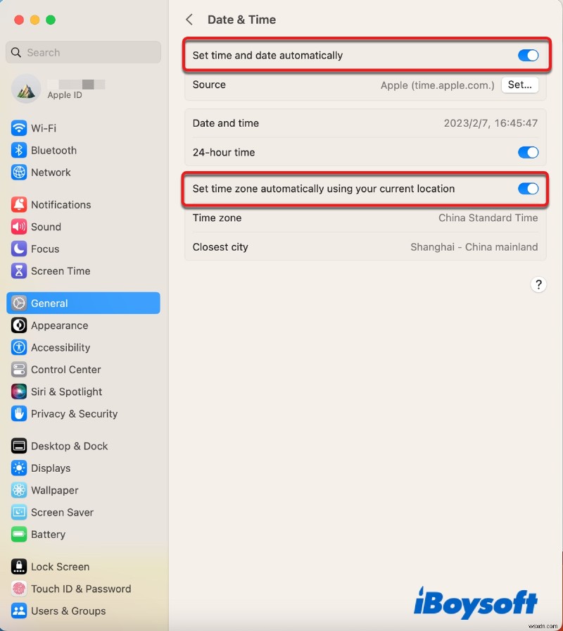 macOS(High Sierra 이상)에서  복구 서버에 연결할 수 없음  오류 수정 