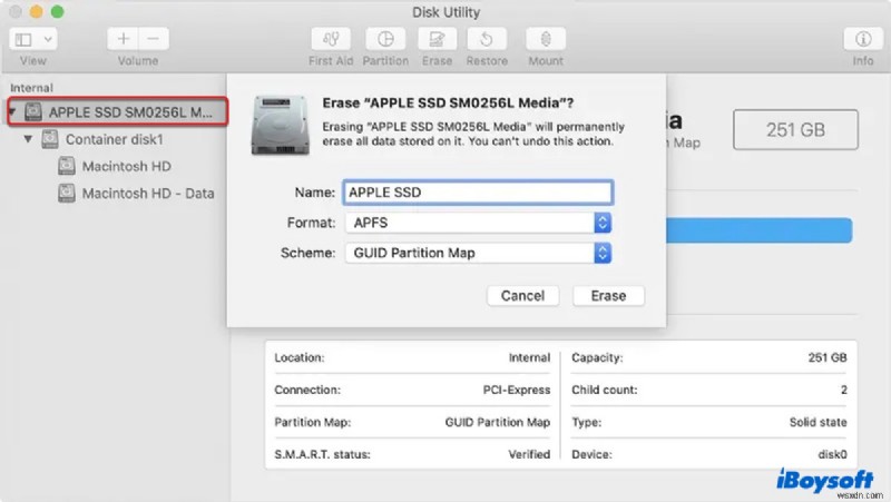 macOS(High Sierra 이상)에서  복구 서버에 연결할 수 없음  오류 수정 