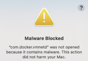 macOS에서 com.docker.vmnetd 악성코드 경고 해결하는 방법 – 단계별 완벽 가이드