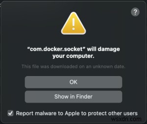 macOS에서 com.docker.vmnetd 악성 코드 경고 수정 – 단계별 가이드 