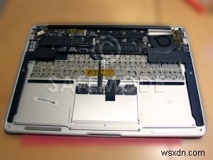 물 손상 후 MacBook Air 키보드 수리 - 빠르고 안정적인 서비스 