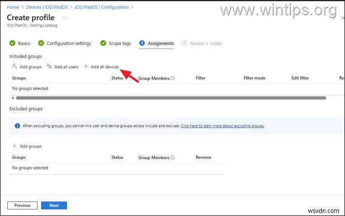 Microsoft Intune에서 iOS 장치용 DDM 업데이트 정책 설정에 대한 단계별 가이드 