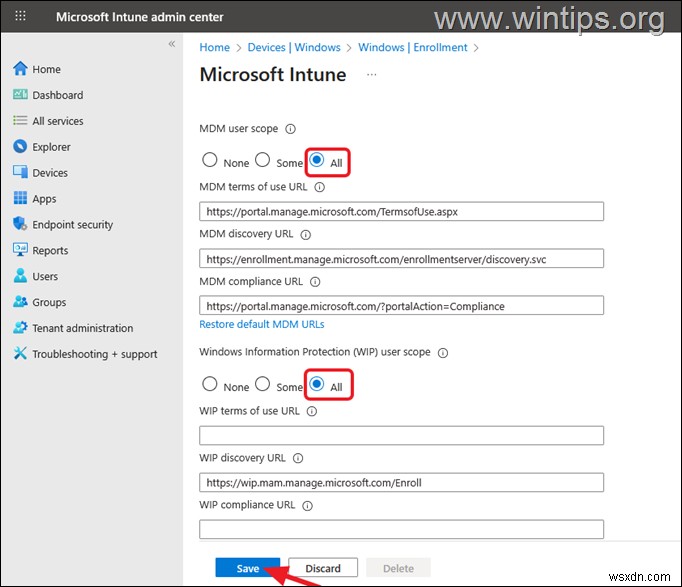 그룹 정책을 통해 Active Directory 장치를 Intune에 자동 등록 - Microsoft 365 