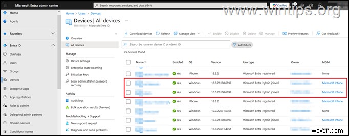 그룹 정책을 통해 Active Directory 장치를 Intune에 자동 등록 - Microsoft 365 