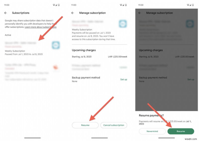 간단한 5단계로 Google Play 구독을 쉽게 일시중지하거나 취소하세요 