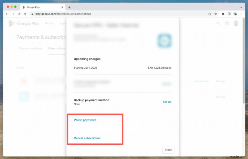 간단한 5단계로 Google Play 구독을 쉽게 일시중지하거나 취소하세요 
