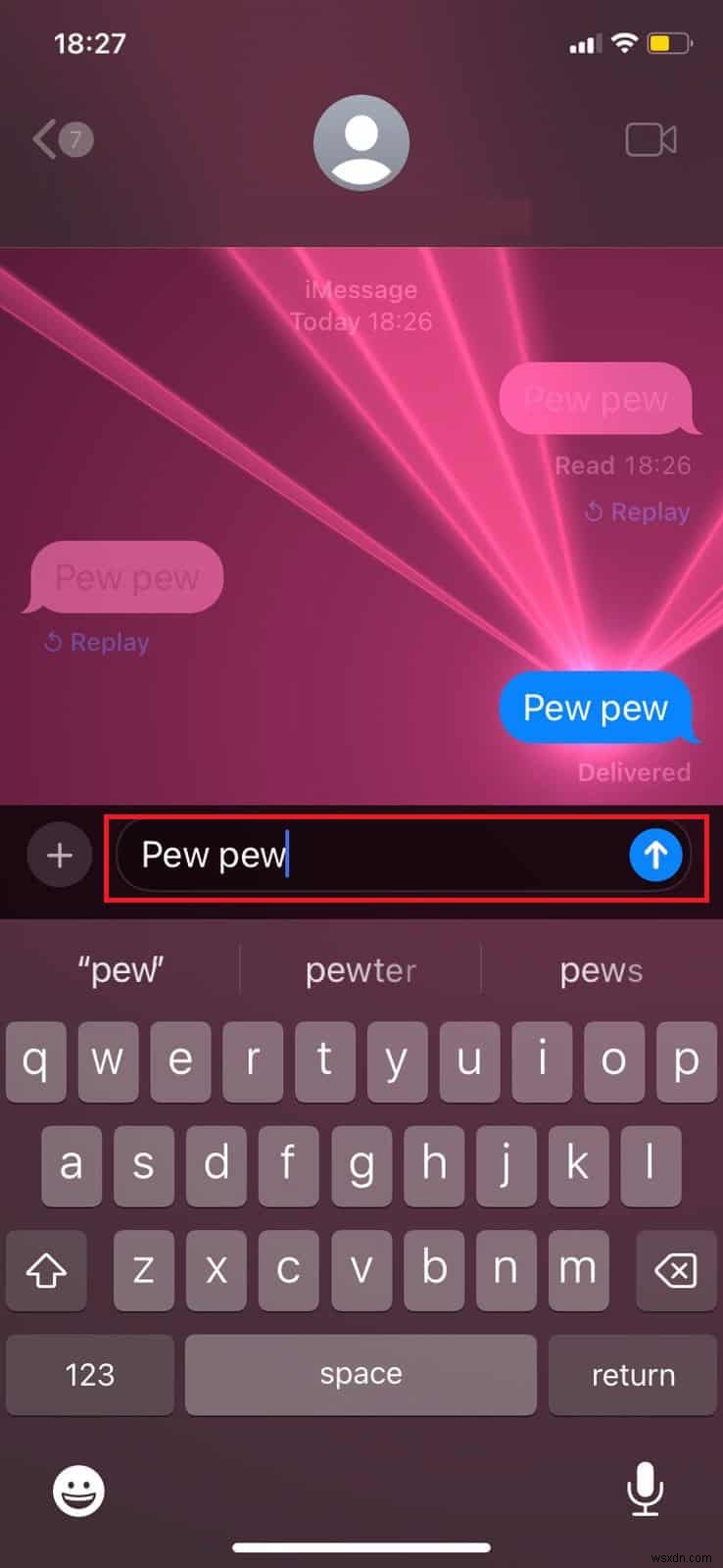 최고의 iMessage 요령:iPhone에서  Pew Pew  및 기타 놀라운 효과 만들기 