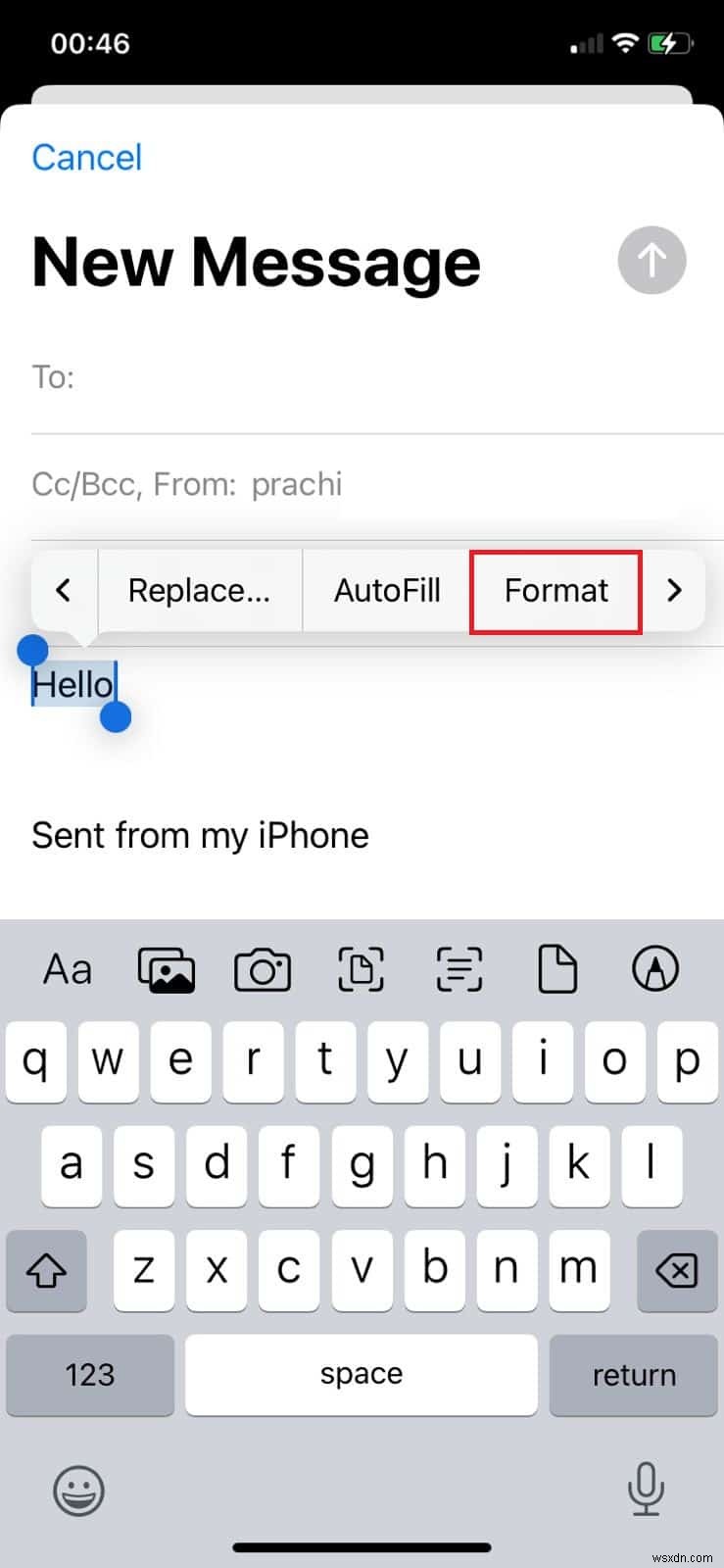 모든 앱에서 iPhone의 텍스트를 기울임꼴로 표시하는 방법 