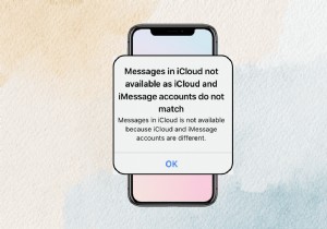 iPhone에서 iCloud 및 iMessage 계정 불일치 해결 – 단계별 수정 