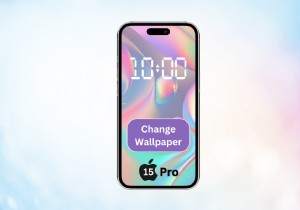 iPhone 15 잠금 화면 배경화면 변경 방법, 초보자도 따라 할 수 있는 단계별 가이드