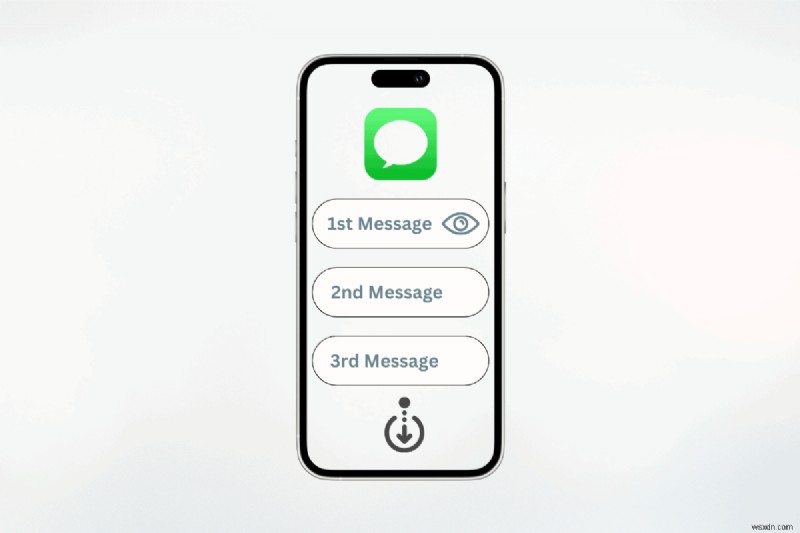 스크롤할 필요 없이 대화에서 첫 번째 iMessage에 즉시 접근하세요 
