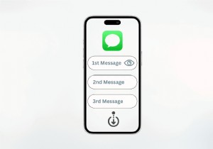 스크롤 없이 iMessage 첫 번째 대화로 바로 이동하는 방법
