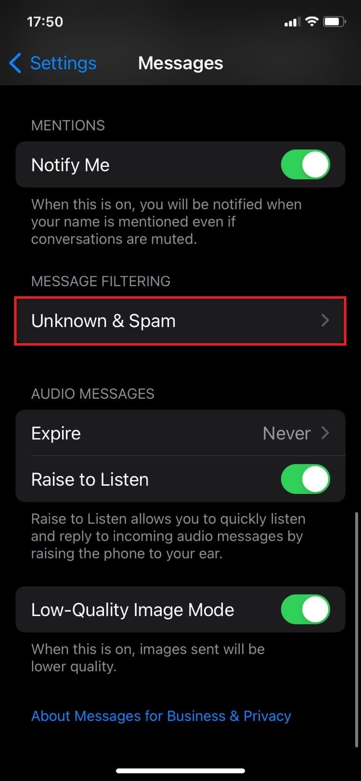 실수로 발생한 정크 iMessage 보고서 실행 취소:단계별 가이드 