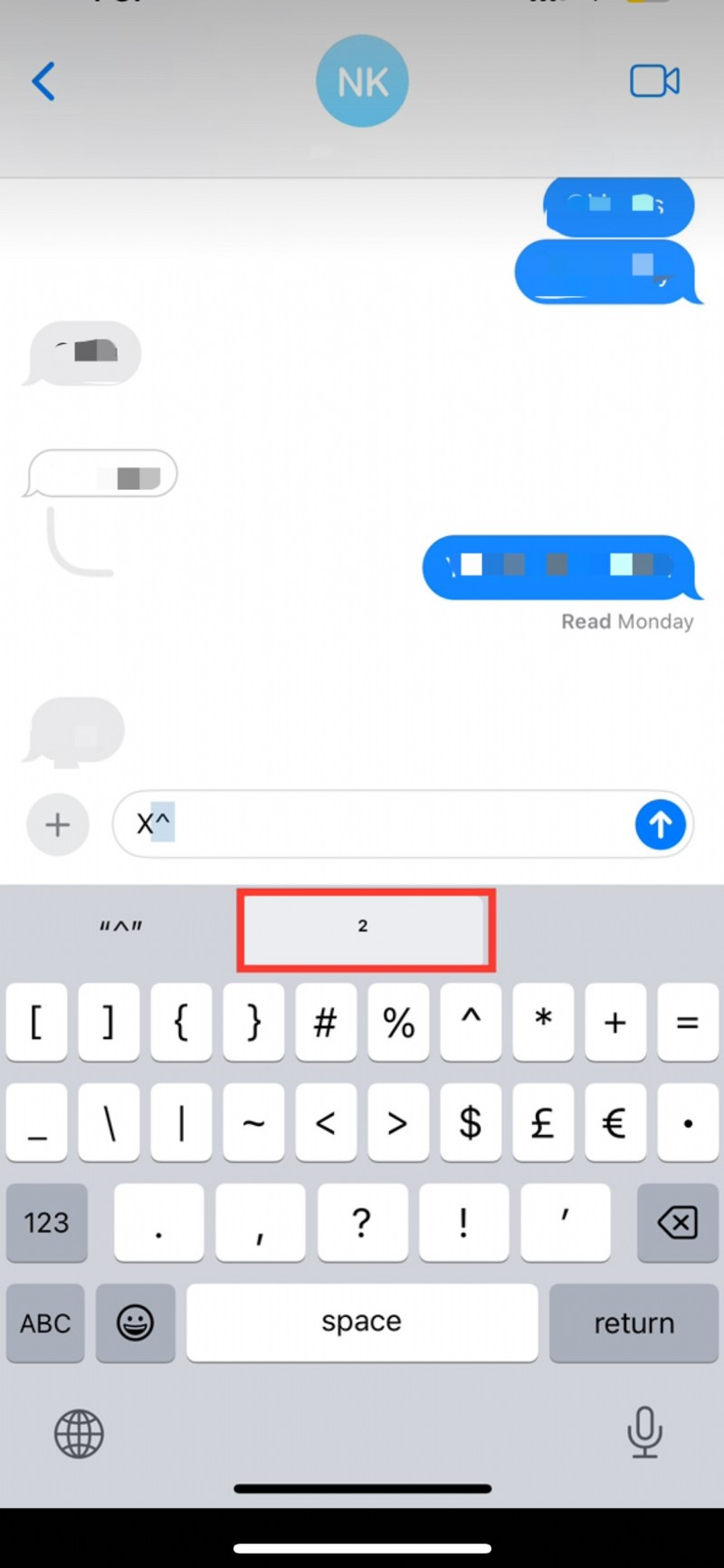 iPhone의 유형 지수:위 첨자와 작은 숫자에 대한 빠른 가이드 