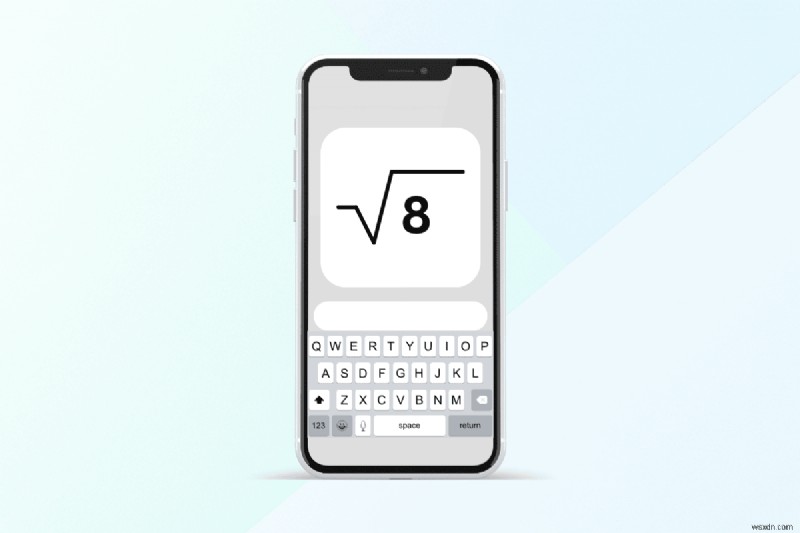 iPhone 키보드에 제곱근 기호 삽입:단계별 가이드 