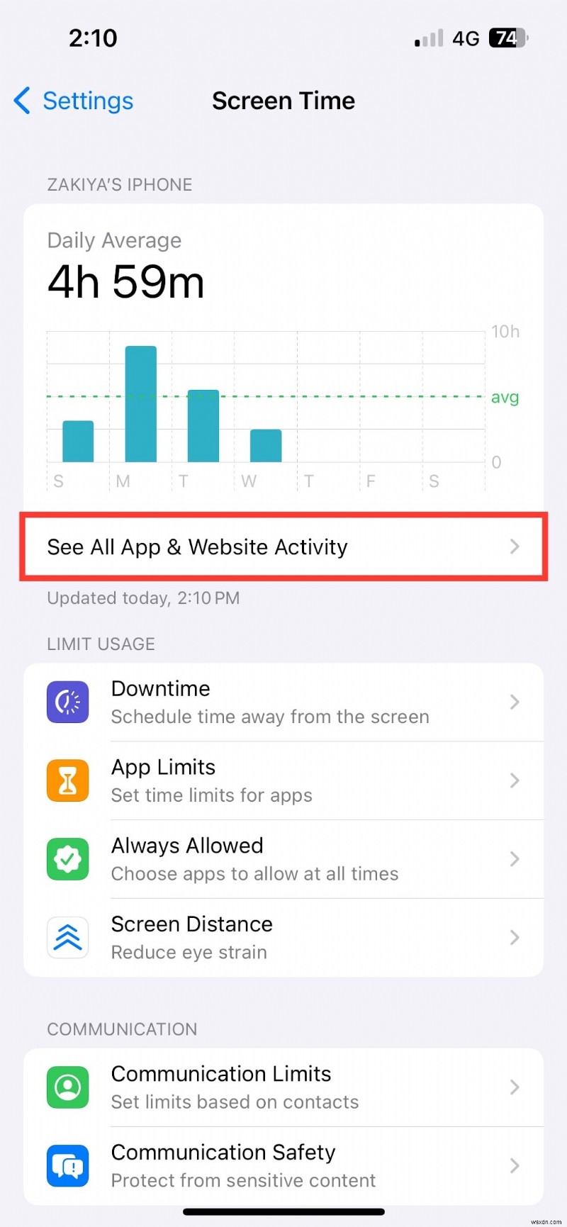 iPhone 활동 로그를 보고 관리하는 방법:단계별 가이드 