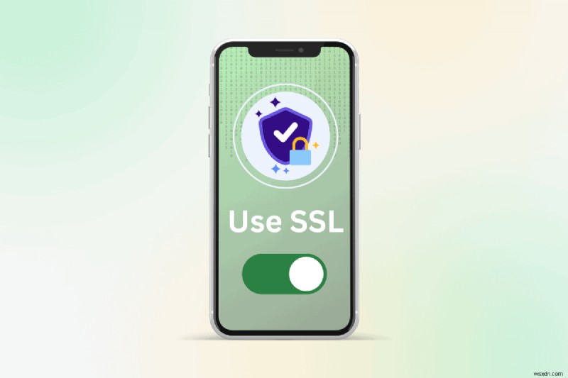 보안 브라우징을 위해 iPhone에서 SSL을 활성화하세요 