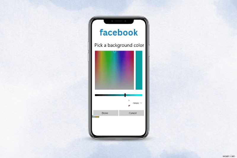 iPhone에서 Facebook 배경색을 사용자 정의하는 방법 – 쉬운 튜토리얼 