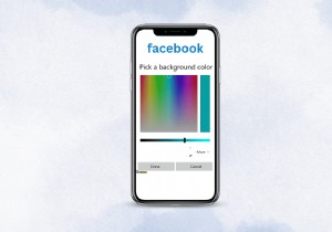 iPhone에서 Facebook 배경색을 사용자 정의하는 방법 – 쉬운 튜토리얼 