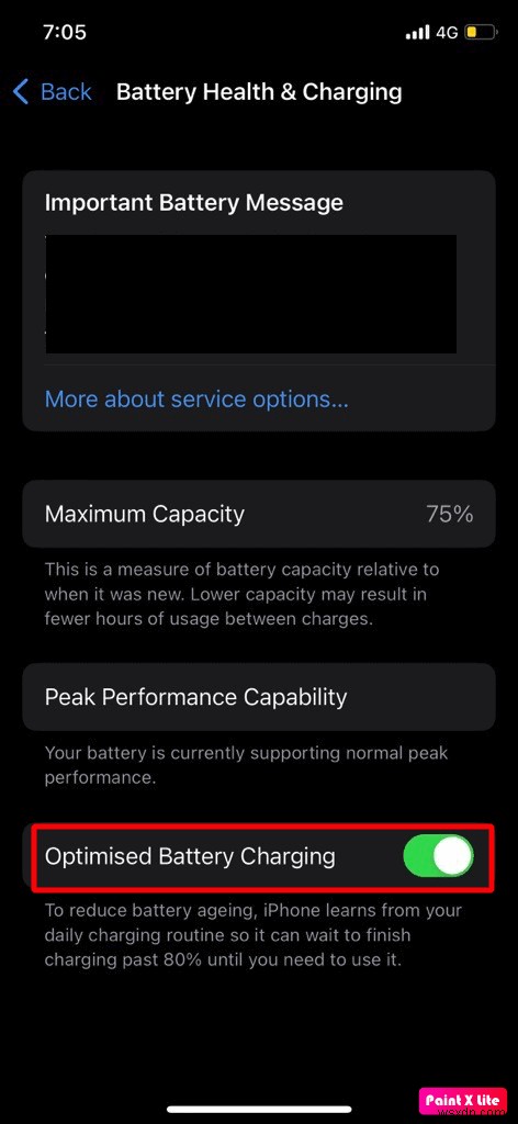 iPhone의 최적화된 배터리 충전 문제 해결:단계별 가이드 