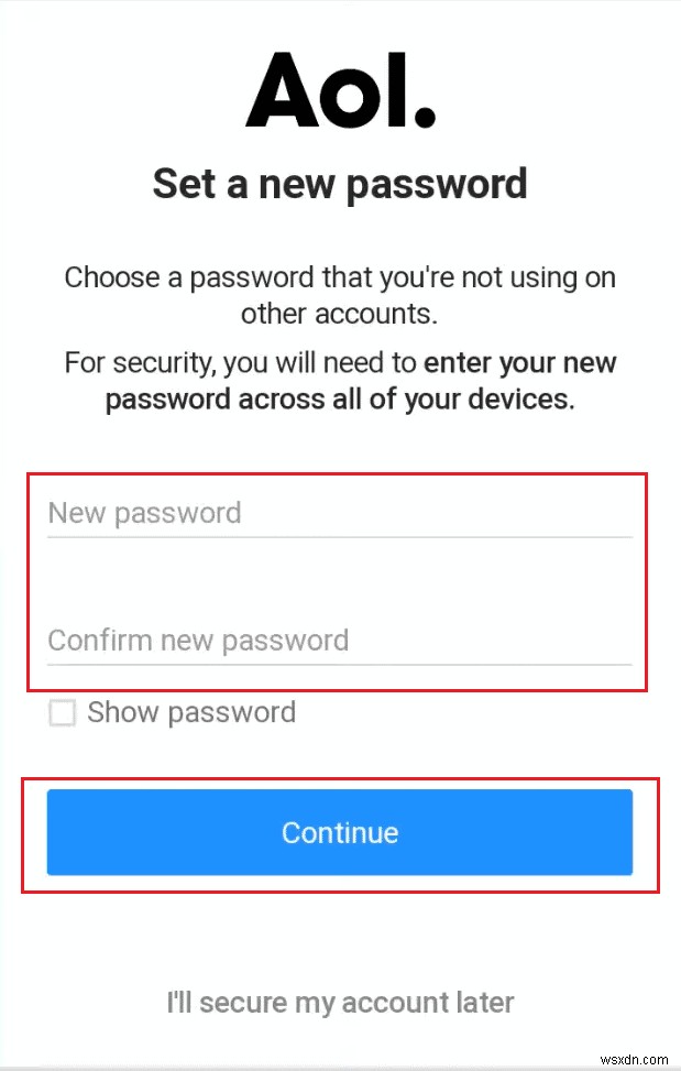 iPhone에서 AOL 비밀번호 변경 - 단계별 가이드 