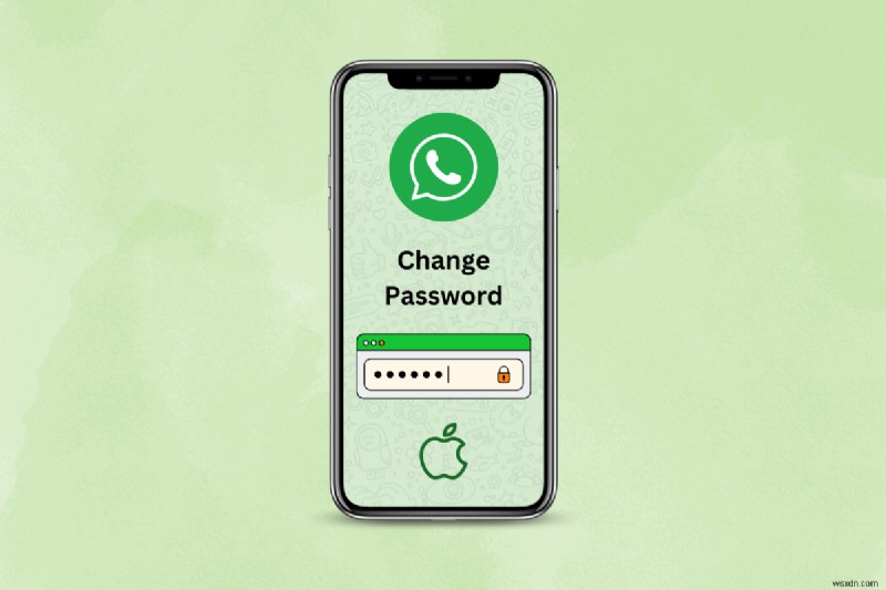 WhatsApp 보호:iPhone에서 단계별 비밀번호 변경 