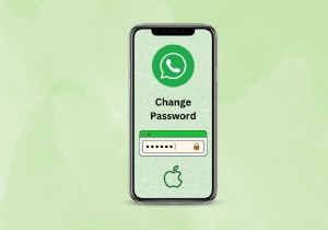 WhatsApp 보호:iPhone에서 단계별 비밀번호 변경 