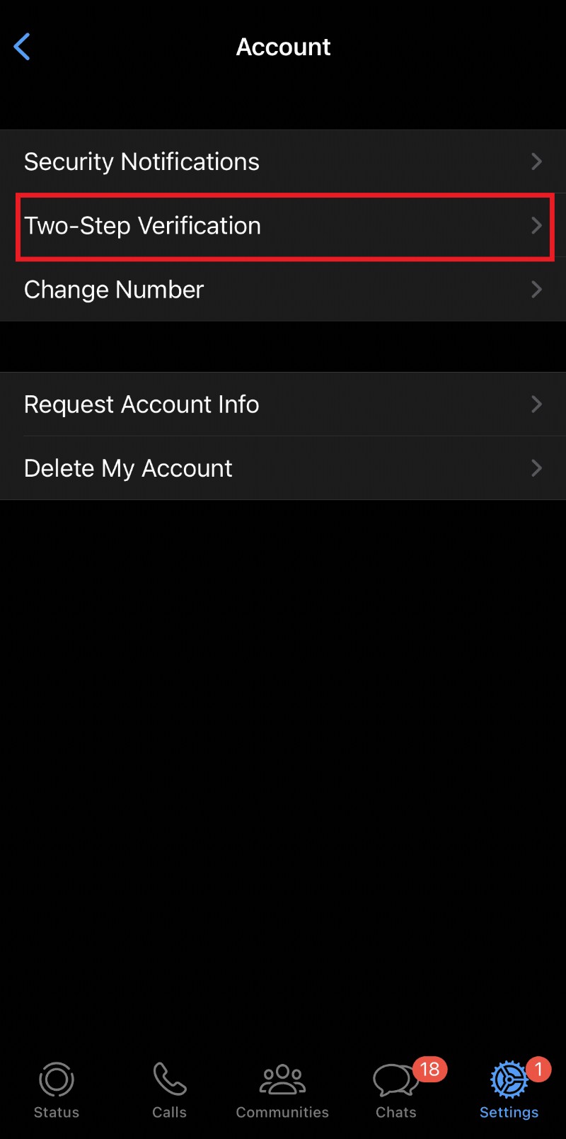 WhatsApp 보호:iPhone에서 단계별 비밀번호 변경 